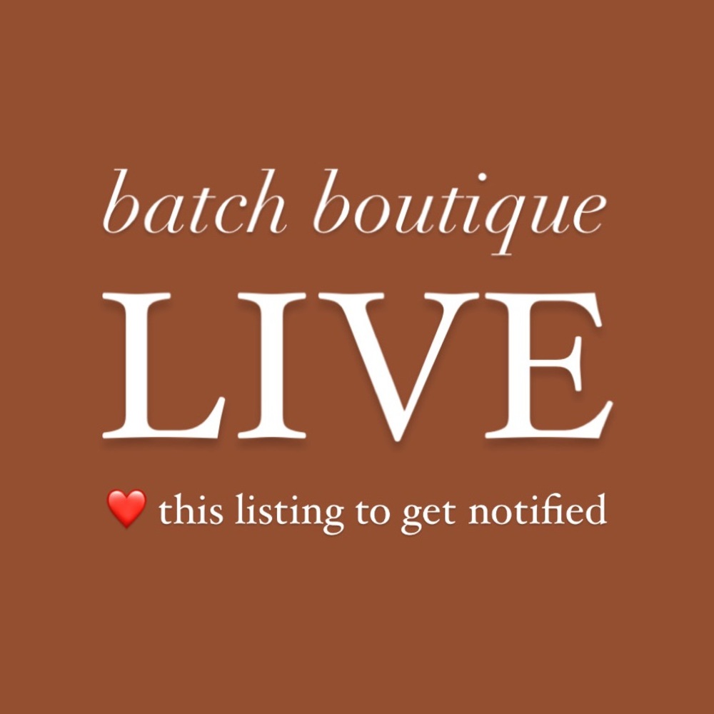 batchboutique is LIVE 🛍️